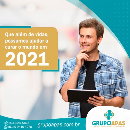 Que além de vidas, possamos ajudar a curar o mundo em 2021